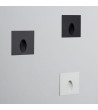 Balise Extérieure Murale LED Encastrable 3W Carrée Ellis Blanche - 87845 - vue 8