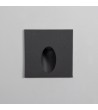 Balise Extérieure Murale LED Encastrable 3W Carrée en Aluminium Ellis Grise - 87849 - vue 5