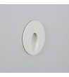Balise Extérieure Murale LED Encastrable 3W Ronde Blanche en Aluminium Boiler - 87831 - vue 3
