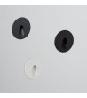 Balise Extérieure Murale LED Encastrable 3W Ronde Blanche en Aluminium Boiler - 87831 - vue 8