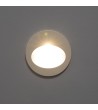 Balise Extérieure Murale LED Encastrable 3W Ronde en Aluminium Coney Blanche - 87812 - vue 4
