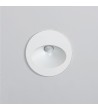 Balise Extérieure Murale LED Encastrable 3W Ronde en Aluminium Coney Blanche - 87812 - vue 5