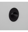 Balise Extérieure Murale LED Encastrable 3W Ronde Coney Noire - 87819 - vue 3