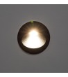 Balise Extérieure Murale LED Encastrable 3W Ronde Coney Noire - 87819 - vue 4