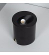 Balise Extérieure Murale LED Encastrable 3W Ronde Coney Noire - 87819 - vue 6