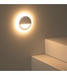 Balise Extérieure Murale LED Encastrable 3W Ronde Occulare Blanche - 87691 - vue 2