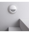 Balise Extérieure Murale LED Encastrable 3W Ronde Occulare Blanche - 87691 - vue 5