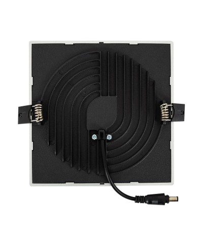 Dalle LED CarréeHigh Lumen 16W LIFUD Silver Coupe Ø135mm - 79282 - vue 6