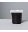 Balise LED 1W Encastrable au Mur Carrée Blanche Adam - 86029 - vue 7