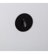 Balise LED 1W Encastrable au Mur Ronde Adam Noire - 86023 - vue 1