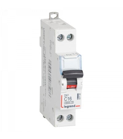 Disjoncteur Automatique DX³ Tertiaire 1P+N Courbe C 10kA 10-32A LEGRAND 407726 - 79782 - vue 3