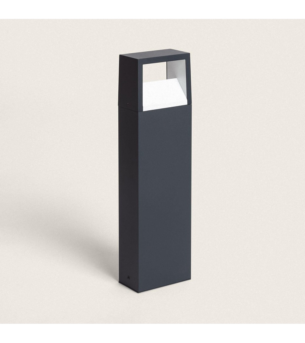 Balise LED 9W Extérieure Aluminium en Saillie sur Pied 50cm Sheffield - 114698 - vue 1