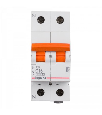 Disjoncteur Magnétothermique Résidenciel 1P+N 6kA 10-40A Courbe C RX³ LEGRAND 419925 - 78889 - vue 6