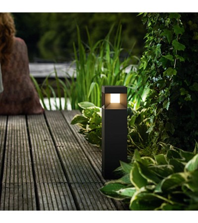 Balise LED Extérieure PHILIPS 8W en Saillie sur Pied 40cm Mini Parterre