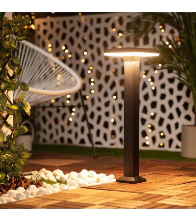 Balise LED Extérieure 12W en Saillie sur Pied 60cm Nilo - 74622 - vue 4