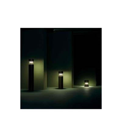 Balise LED Extérieure 17.4W en Saillie sur Pied 90cm Gea Wall Washer Big LEDS-C4 55-E056-DC-CL - 72791 - vue 5
