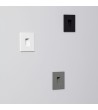 Balise LED Extérieure 2W Encastrable au Mur Carrée Grasset Grise - 87274 - vue 8