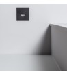Balise Murale Extérieure LED 2W Encastrable Aluminium Carrée Noire Guell - 87232 - vue 6