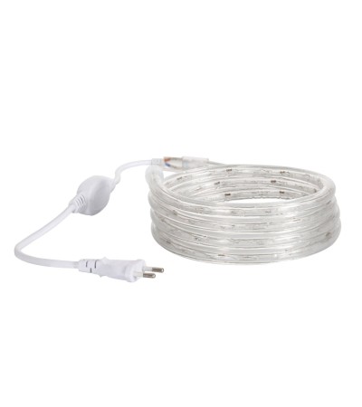 Gaine LED Ronde 220V AC 36 LED/m Blanc Chaud IP65 sur Mesure Coupe Tous les 100cm - 76247 - vue 8