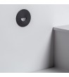 Balise Murale Extérieure LED 2W Encastrable Aluminium Ronde Noir Guell - 87218 - vue 1