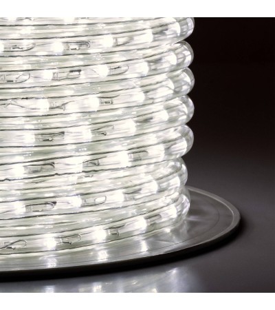 Gaine LED Ronde 220V AC 36 LED/m Blanc Neutre IP65 sur Mesure Coupe Tous les 100cm - 76255 - vue 8