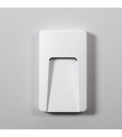 Balise LED Extérieure 3W En Saillie au Mur Rectangulaire Joy Blanche - 88324 - vue 2