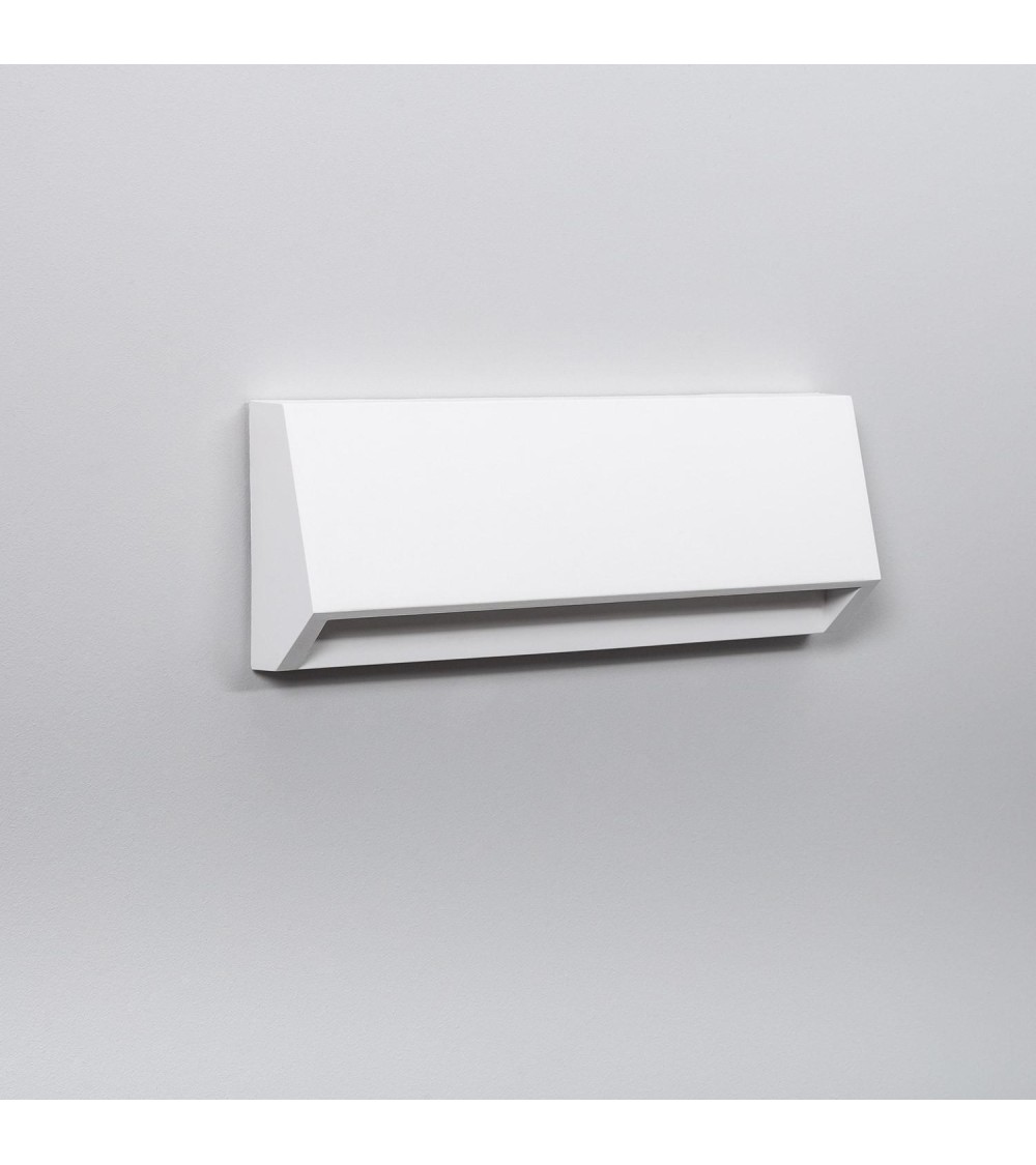 Balise LED Extérieure 3W En Saillie au Mur Rectangulaire Tunez Blanche - 88341 - vue 1