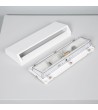 Balise LED Extérieure 3W En Saillie au Mur Rectangulaire Tunez Blanche - 88341 - vue 5