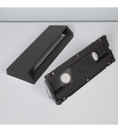 Balise LED Extérieure 3W En Saillie au Mur Rectangulaire Tunez Noire - 88348 - vue 6