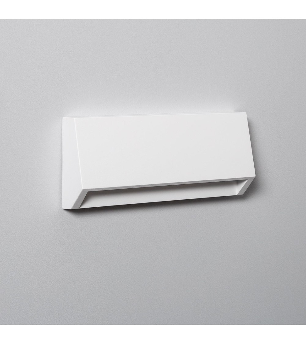 Balise LED Extérieure 3W En Saillie au Mur Rectangulaire Valeta Blanche - 88331 - vue 1