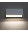 Balise LED Extérieure 3W En Saillie au Mur Rectangulaire Valeta Blanche - 88331 - vue 4