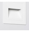 Balise LED Extérieure 3W Encastrable au Mur Carrée Olite Blanche - 87716 - vue 5
