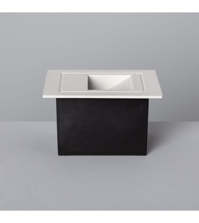 Balise LED Extérieure 3W Encastrable au Mur Carrée Olite Blanche - 87716 - vue 7