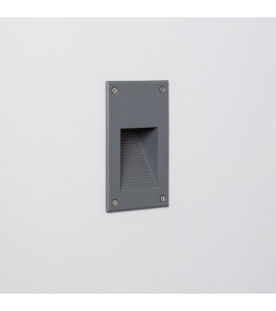 Balise LED Extérieure 3W Encastrable au Mur Cooper Grise