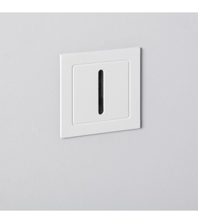 Balise LED Extérieure 3W Encastrable au Mur Wabi Linéaire Blanche - 87740 - vue 3