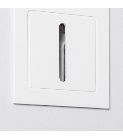 Balise LED Extérieure 3W Encastrable au Mur Wabi Linéaire Blanche - 87740 - vue 5