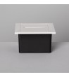 Balise LED Extérieure 3W Encastrable au Mur Wabi Linéaire Blanche - 87740 - vue 7