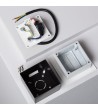 Balise LED Extérieure 3W Encastrable au Mur Wabi Linéaire Blanche - 87740 - vue 8