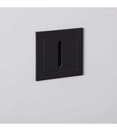 Balise LED Extérieure 3W Encastrable au Mur Linéaire Wabi Noire