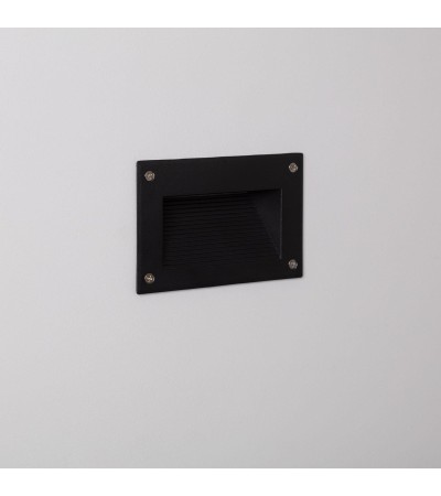 Balise LED Extérieure 3W Encastrable au Mur Mystic Noire