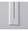 Balise LED Extérieure 3W Encastrable au Mur Rectangulaire Linéaire Wabi Blanche - 87768 - vue 6