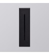 Balise Murale Extérieure LED 3W Encastrable Aluminium Rectangulaire Noire Wabi Linear - 87763 - vue 5