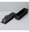Balise Murale Extérieure LED 3W Encastrable Aluminium Rectangulaire Noire Wabi Linear - 87763 - vue 7