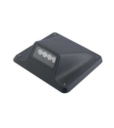 Balise LED Extérieure 4.8W en Saillie au Sol Rexel 4 LEDS LEDS-C4 55-9741-Z5-CL