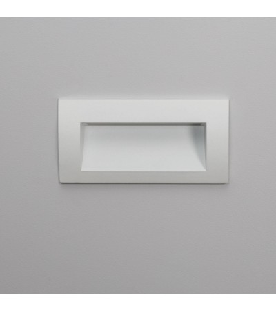Balise LED Extérieure 4W Encastrable au Mur Rectangulaire Elin Blanche - 87985 - vue 5