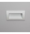 Balise LED Extérieure 4W Encastrable au Mur Rectangulaire Elin Blanche - 87985 - vue 5