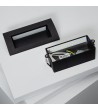 Balise LED Extérieure 4W Encastrable au Mur Rectangulaire Elin Noire - 88013 - vue 8