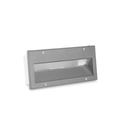 Balise LED Extérieure 5.5W Encastrable au Mur Micenas Gris Urbain LEDS-C4 05-9832-Z5-CM
