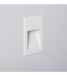 Balise LED Extérieure 5W Encastrable au Mur Goethe Blanche - 87322 - vue 1