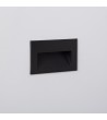 Balise LED Extérieure 5W Encastrable au Mur Goethe Horizon Noire - 87281 - vue 3